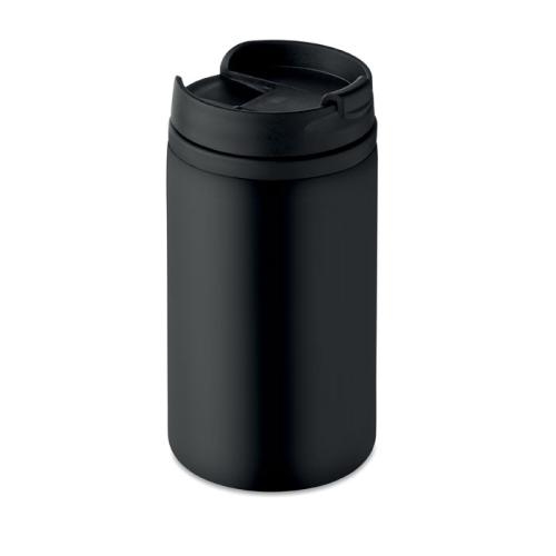 Dubbelwandige beker 250 ml Falun zwart