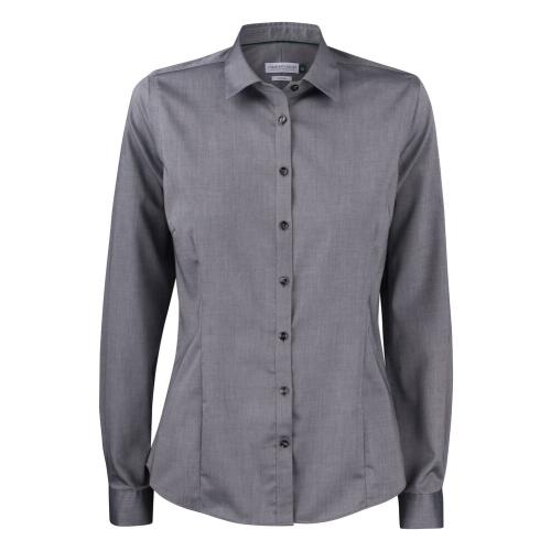 GB01 twill overhemd dames grijs,3xl