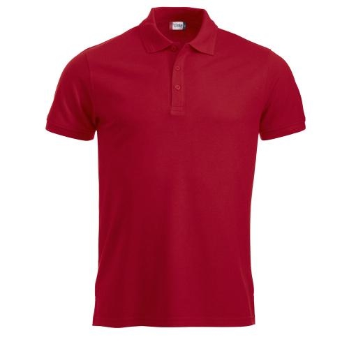 Manhattan heren polo rood,l