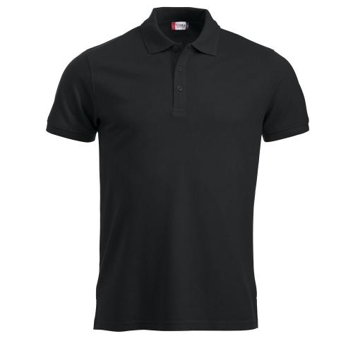 Manhattan heren polo zwart,l