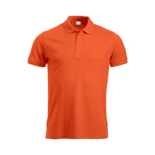 Manhattan heren polo diep-oranje,l