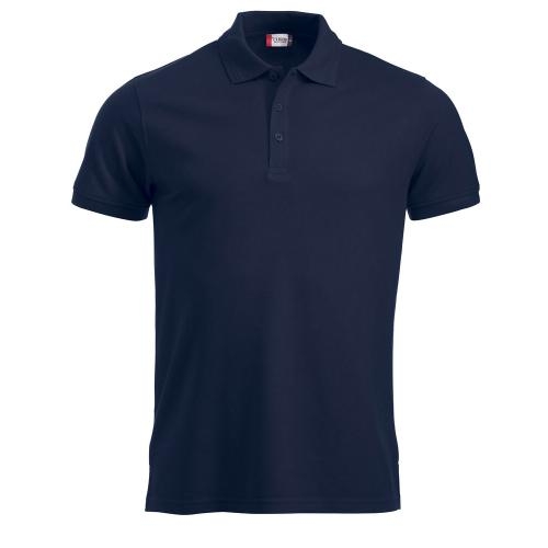 Manhattan heren polo dark navy,l