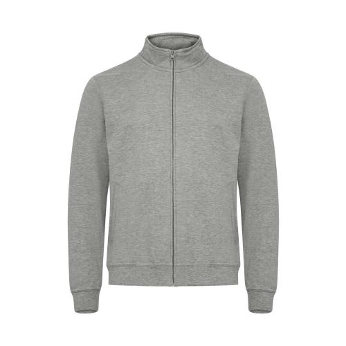 Clique basic vest grijsmelange,l