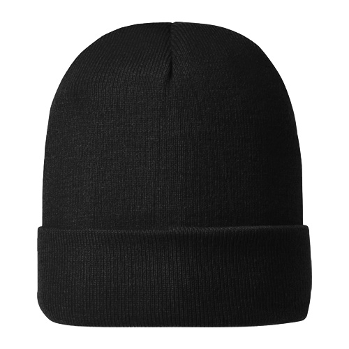 Gebreide muts Premium zwart