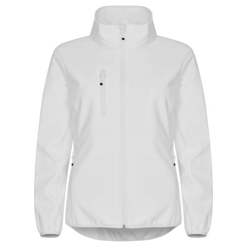 Classic Softshell jas dames wit,l