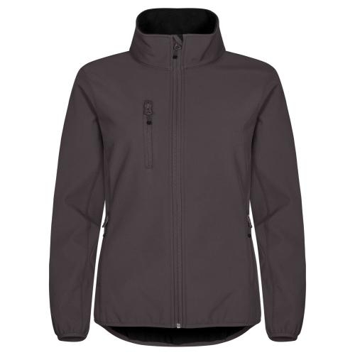 Classic Softshell jas dames donkergrijs,l