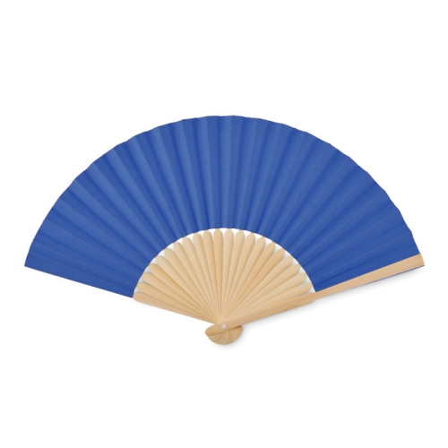 Bamboe waaier | papieren doek blauw