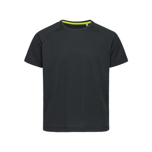 Kinder sportshirt Mesh ActiveDry black opal,l
