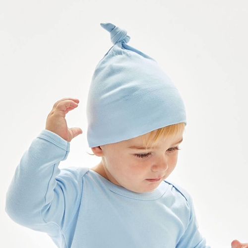 Babymuts Pippa dusty blue,one size
