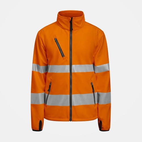 Softshell veiligheidsjas Hi-Vis oranje,l