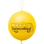 Punchballon geel