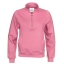 Cottover half zip unisex sweater roze,3xl