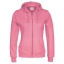 Cottover full zip hoodie dames roze,l