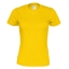 Dames T-shirt ecologisch Fairtrade katoen geel,l