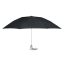23 Inch opvouwbare paraplu Leeds zwart