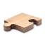 4 puzzelvormige onderzetters Lepy wood