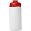 Baseline Plus sportfles met flipcapdeksel 500 ml wit/rood