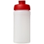 Baseline Plus sportfles met flipcapdeksel 500 ml transparant/rood
