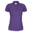 Cottover polo pique dames paars,l