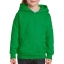 Gildan hoodie kinderen irish green,l