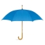 Paraplu met houten handvat koningsblauw