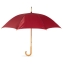 Paraplu met houten handvat bordeaux