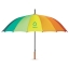 27 inch regenboogparaplu Bowbrella multicolour