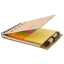Bamboe notitieboekje met sticky notes bruin