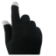 Handschoenen touchscreen zwart