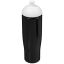 H2O Tempo bidon met koepeldeksel 700 ml zwart/wit