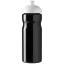 H2O Base bidon met koepeldeksel 650 ml zwart/wit