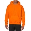 Gildan hooded sweater safety orange,l