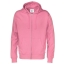 Cottover full zip hoodie heren roze,3xl