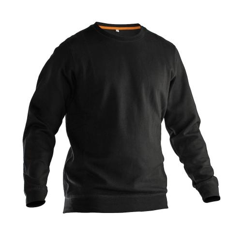 5402 Ronde hals sweatshirt zwart,3xl