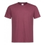 Stedman classic heren T-shirt burgundy red,2xs