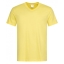 Stedman V-hals heren T-shirt geel,l