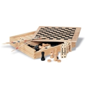 Houten spellenset Quality time hout