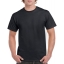Gildan heavyweight T-shirt unisex zwart,l
