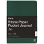 Karst® A6 softcover pocket journal steenpapier donkergroen