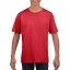 Gildan T-shirt SoftStyle SS for kids rood,l