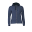 Classic hoodie full zip dames blauwmelange,l