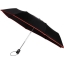 Automatisch opvouwbare paraplu van pongee zijde(190T) rood