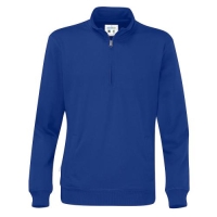 Cottover half zip unisex sweater blauw,3xl