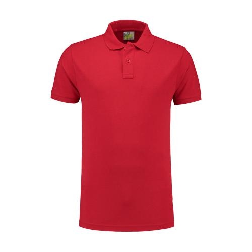 L&S heavy mix fit polo heren rood,l
