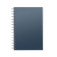 A5 notitieboek RPET kaft blauw