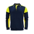 marine/neon geel