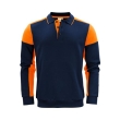 marine/neon oranje