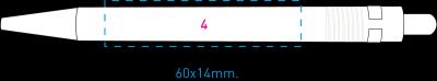 Houder pen 180°