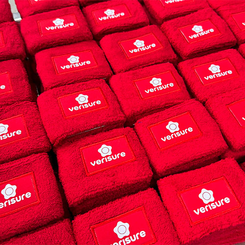 Rood zweetbandje