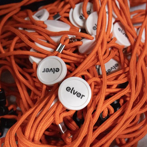 Oranje lanyard
